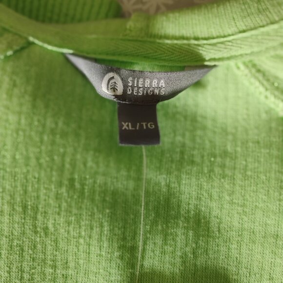 Sierra Designs Women's Full Zip Hoodie Green lx - Picture 4 of 6